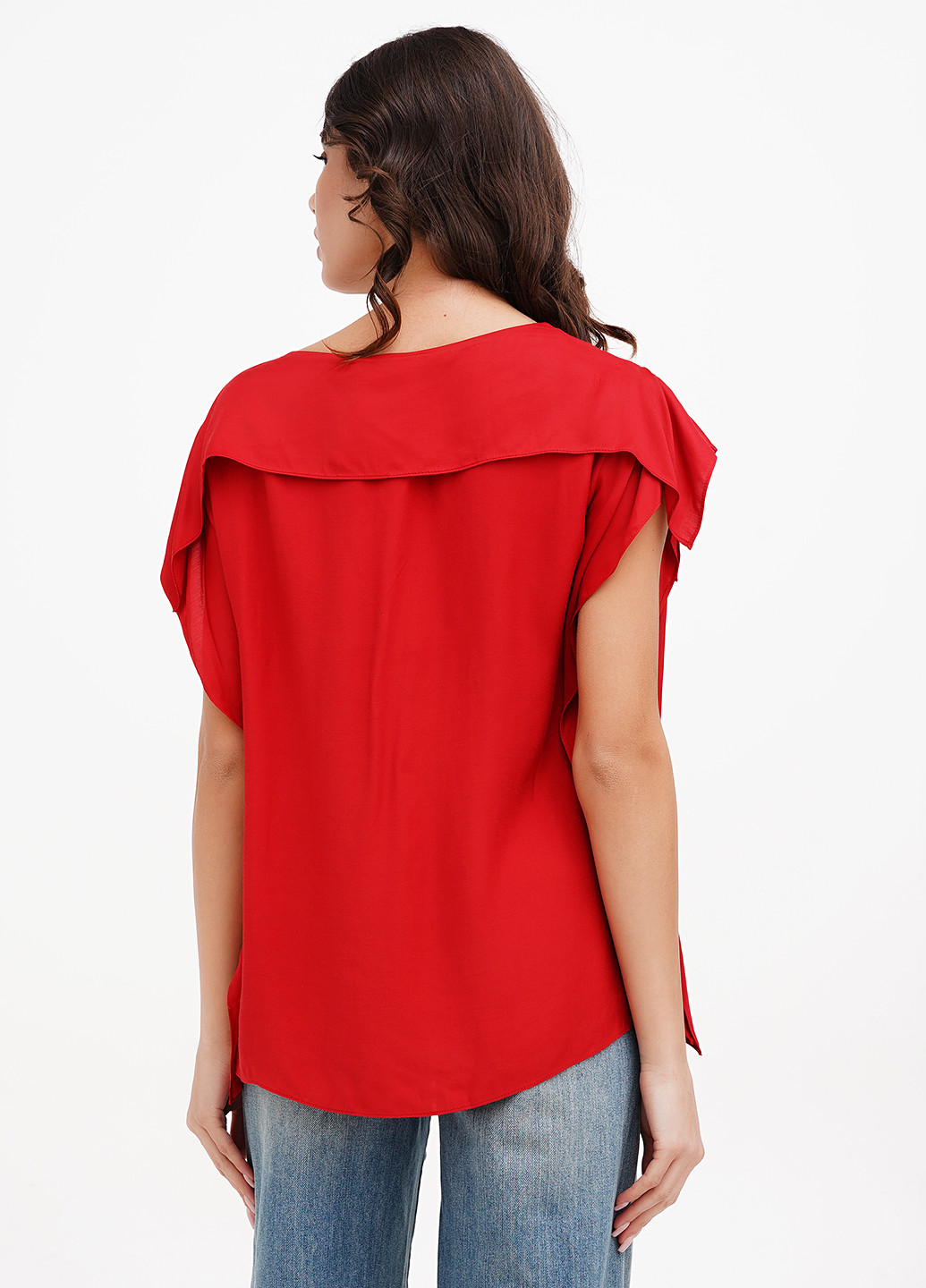 Красная блуза Sassofono