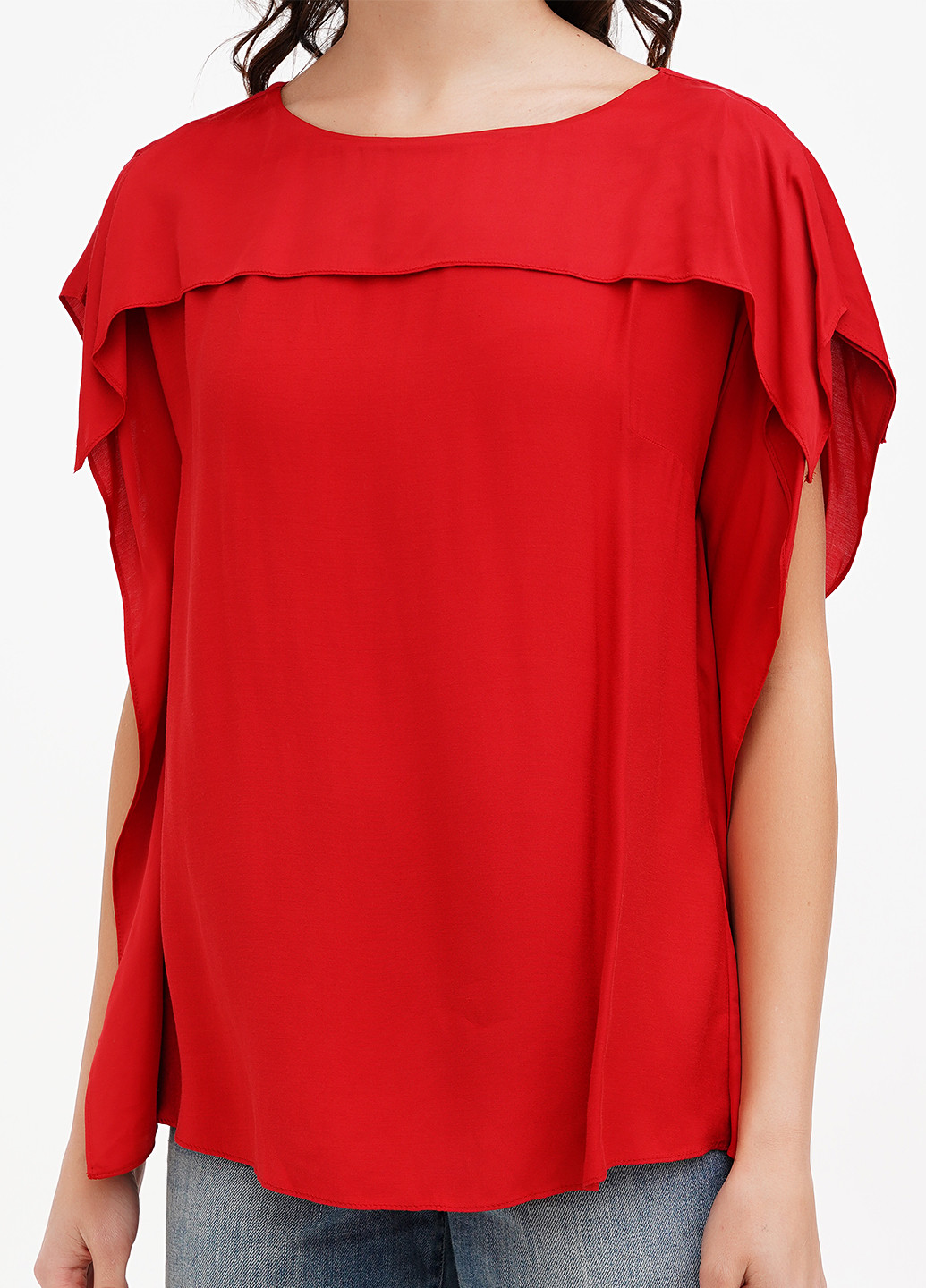 Красная блуза Sassofono