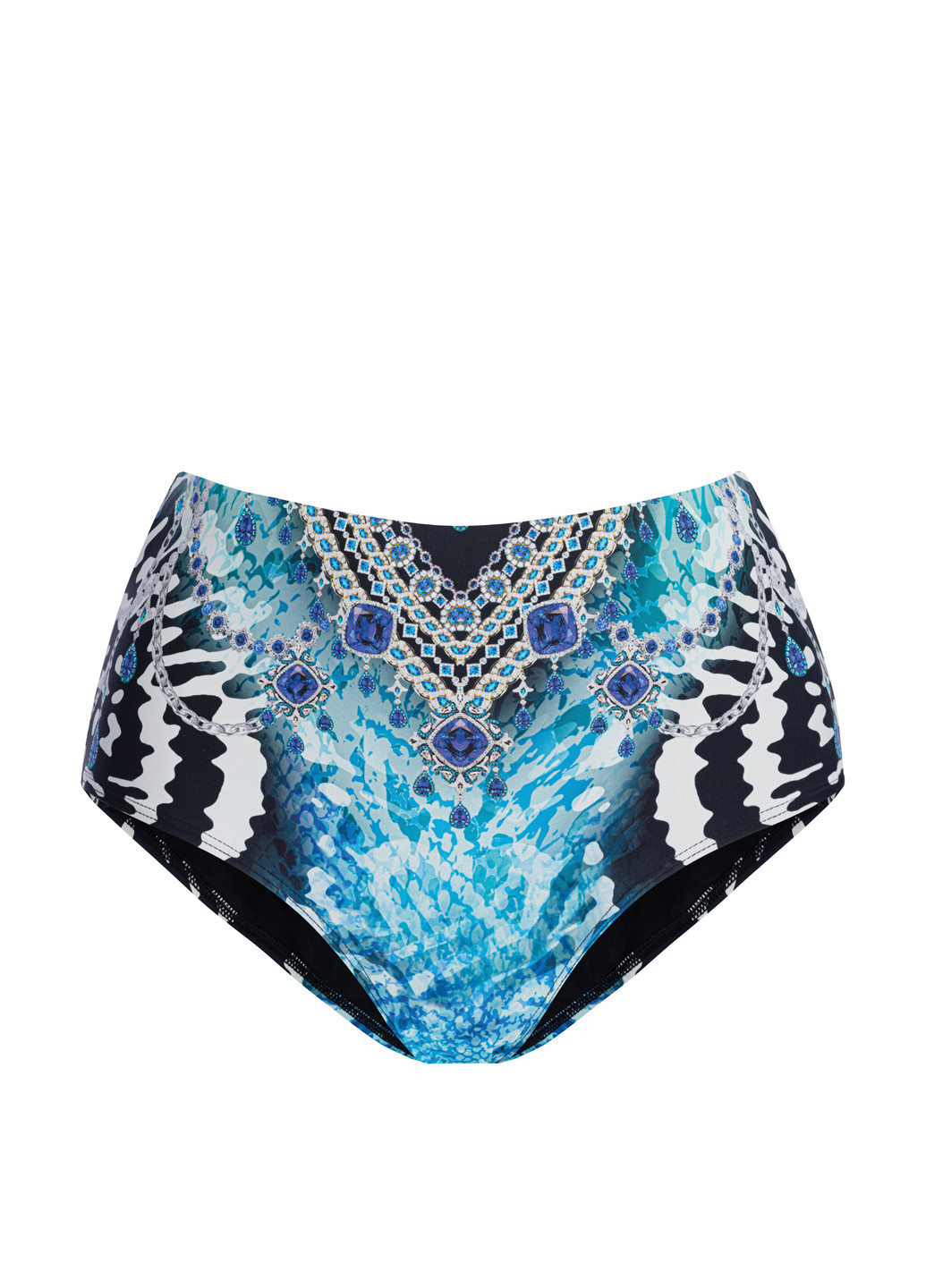 Цветные купальные трусики с абстрактным узором Marc & André