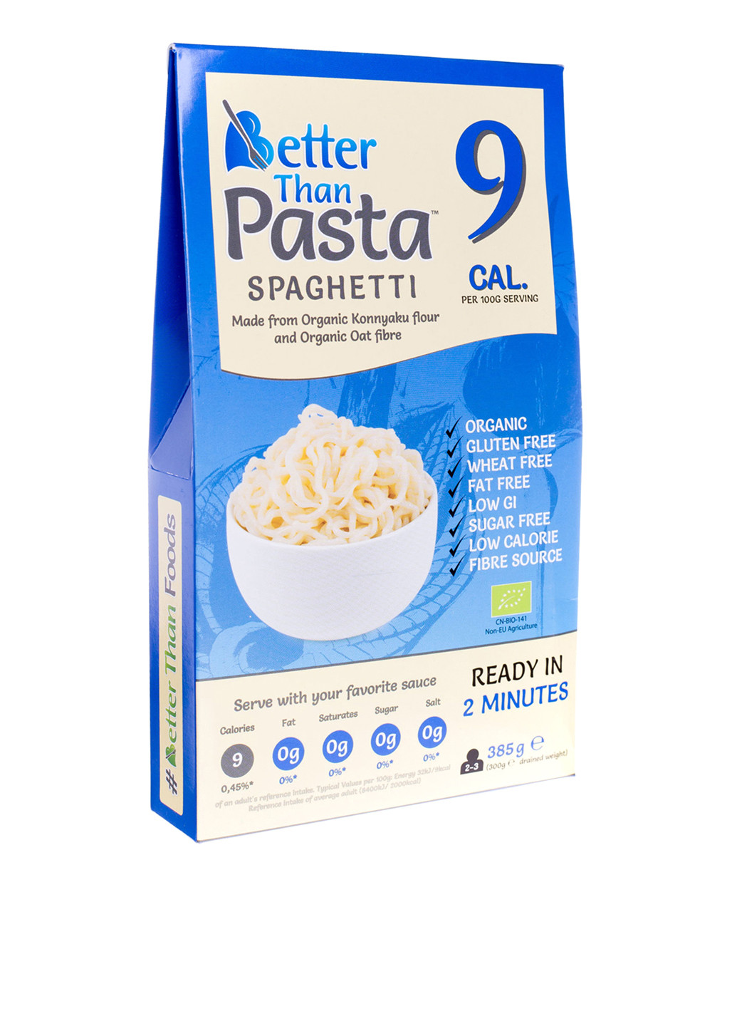 Спагетти органические, 300 г Better Than Foods (156783023)