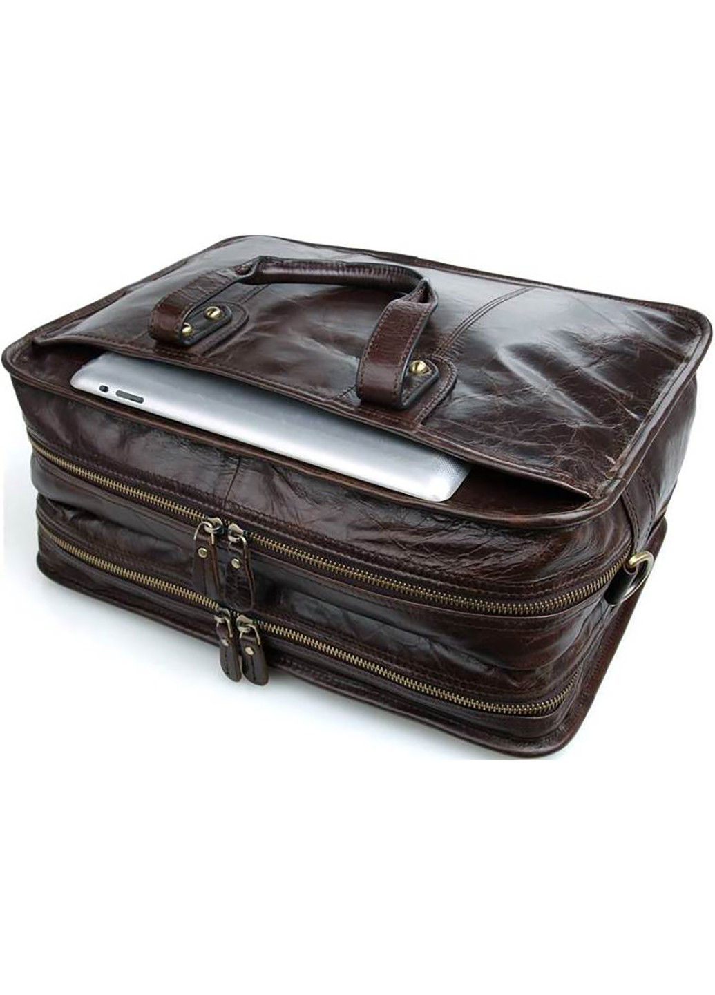 Чоловіча шкіряна сумка 38х26,5х15 см Vintage (229459248)