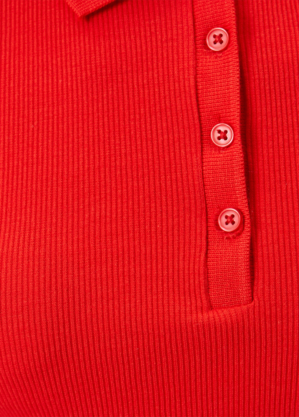 Красная женская футболка-футболка KOTON однотонная