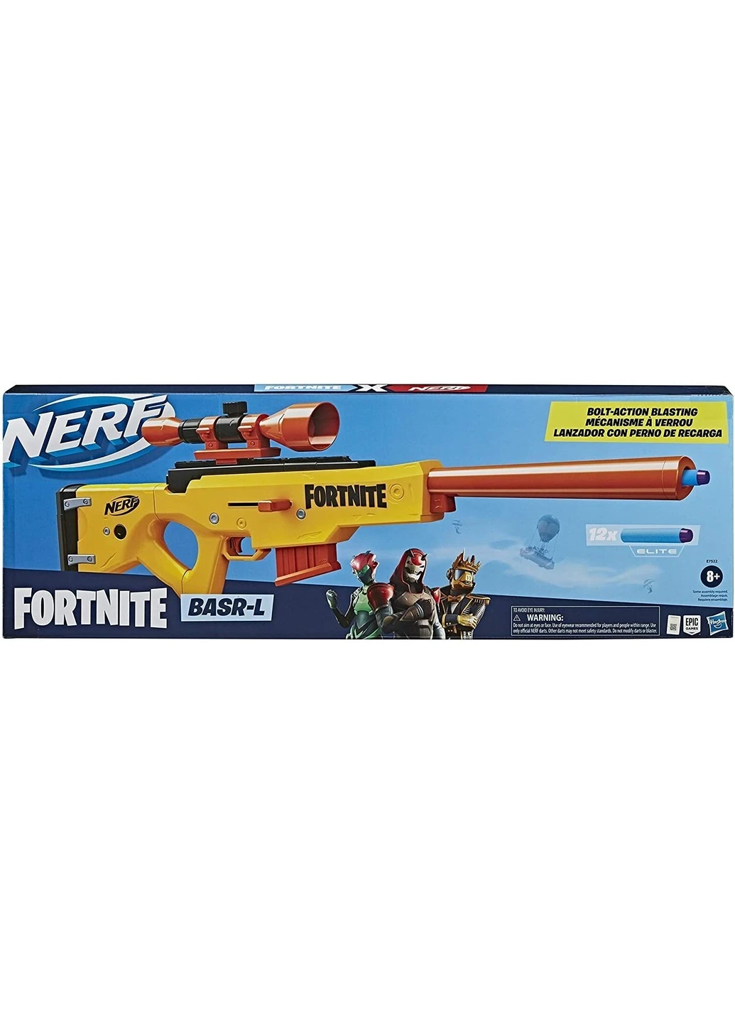 Бластер Fortnite BASR-L Bolt Action Blaster Фортнайт (E7522) Nerf (255254638)