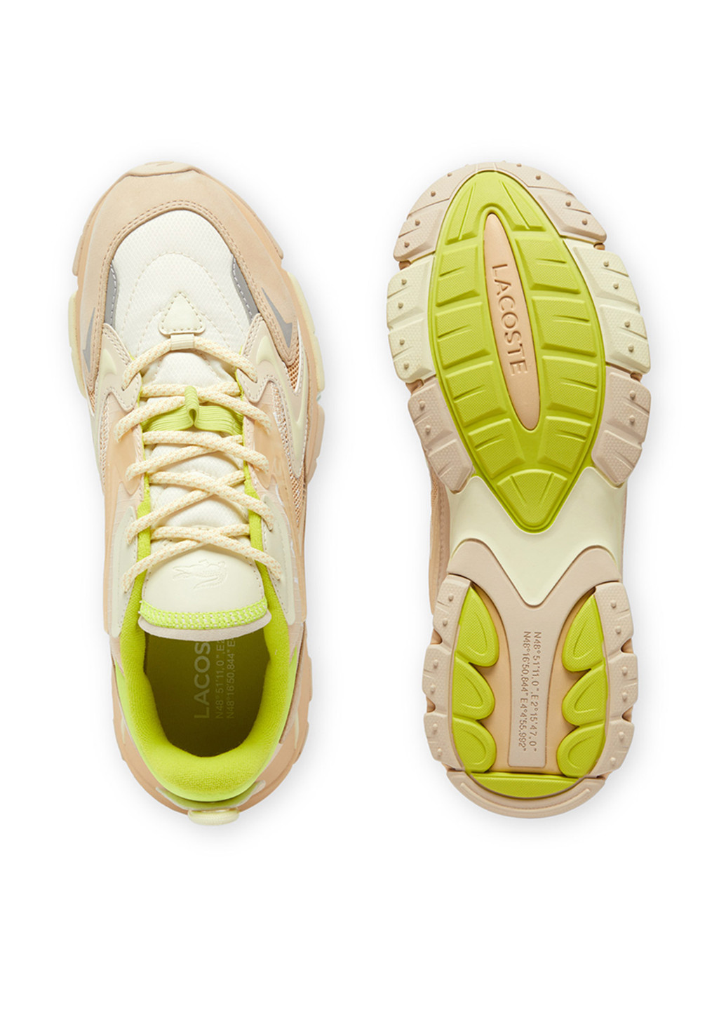 Бежеві Осінні кросівки Lacoste L003 Neo Tech