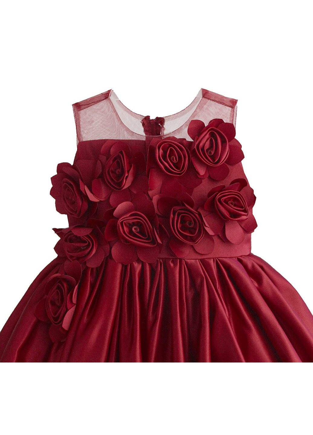 Бордовое платье для девочки a princess, бордовый Zoe Flower (240182565)