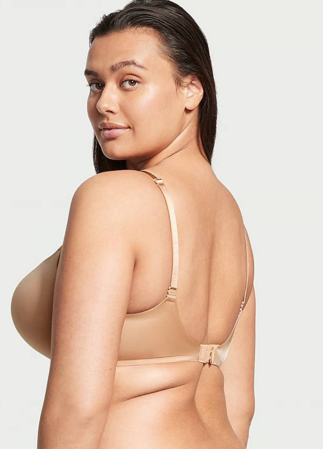 Бежевый демисезонный комплек (бюстгальтер, трусики) Victoria's Secret