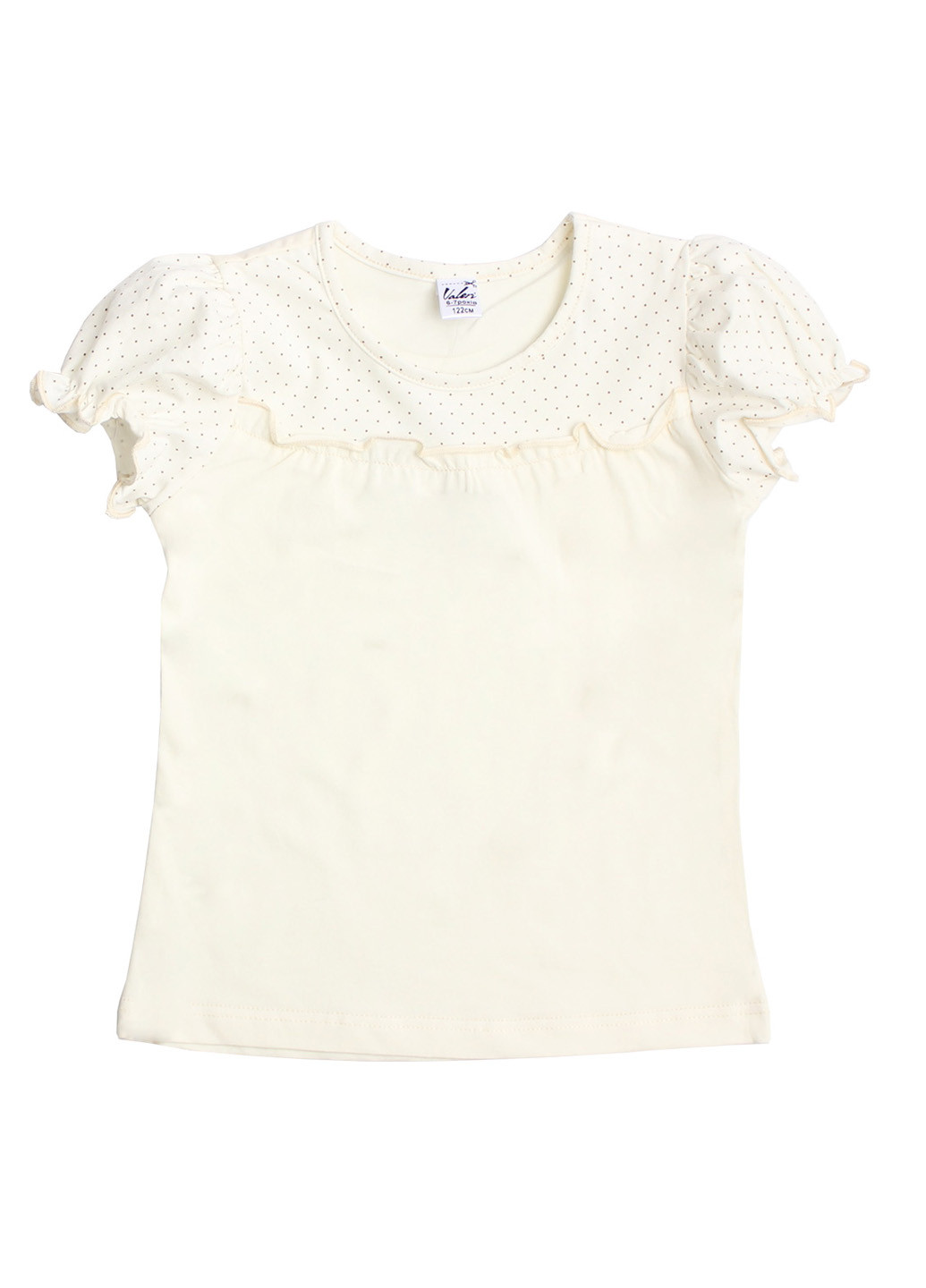 Молочная блузка Valeri-Tex летняя