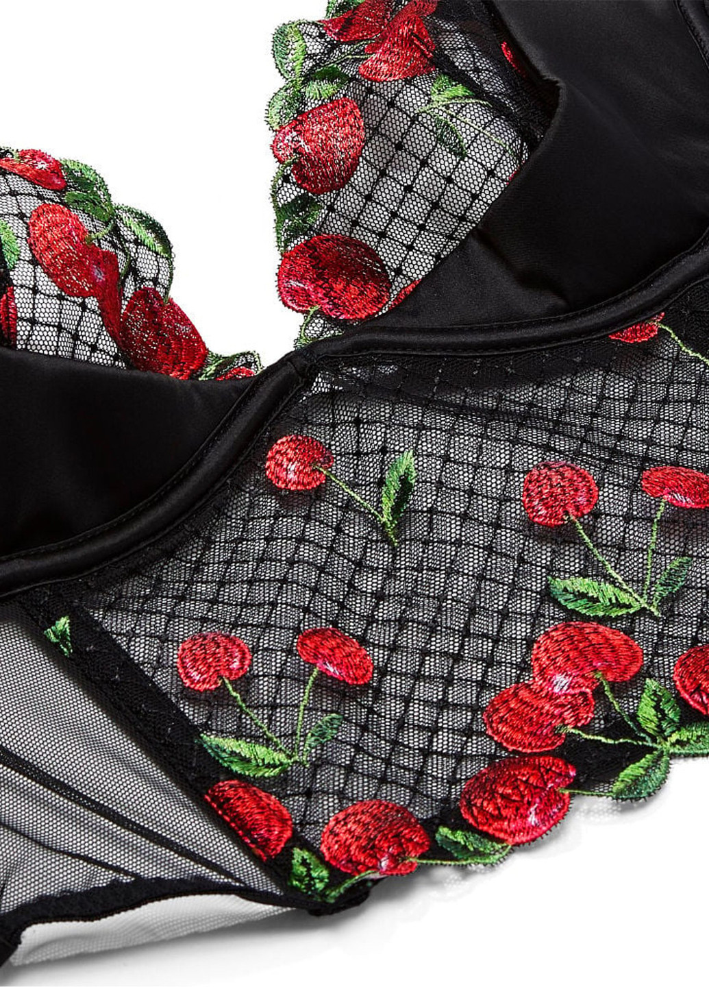 Чорний демісезонний комплект (бюстьє, трусики) Victoria's Secret