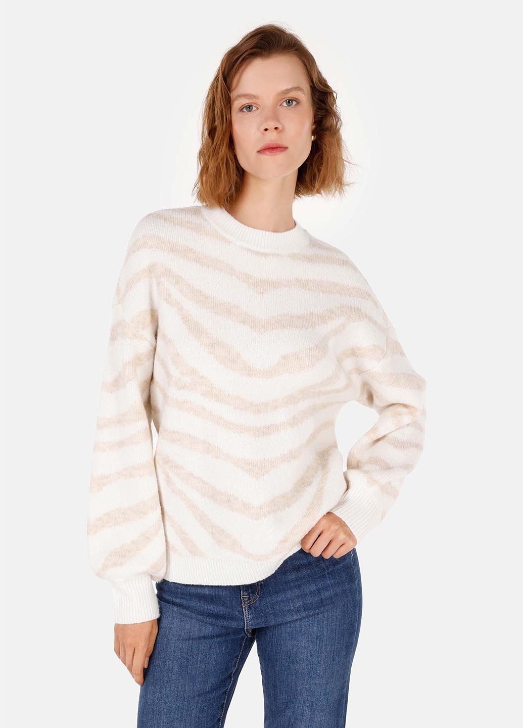 Комбинированный зимний джемпер джемпер Colin's