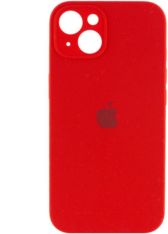 Силиконовый Чехол Накладка Закрытая Камера Silicone Case Full Camera Для iPhone 13 Red No Brand (254091634)