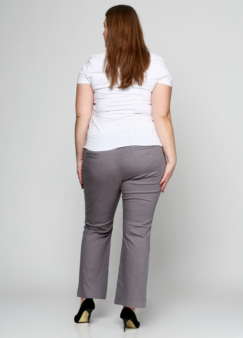 Серые кэжуал демисезонные брюки White Stag