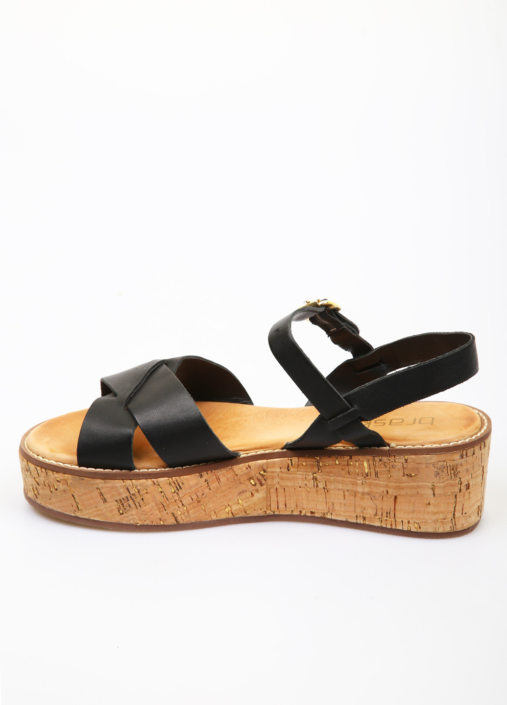 Черные босоножки Braska с ремешком