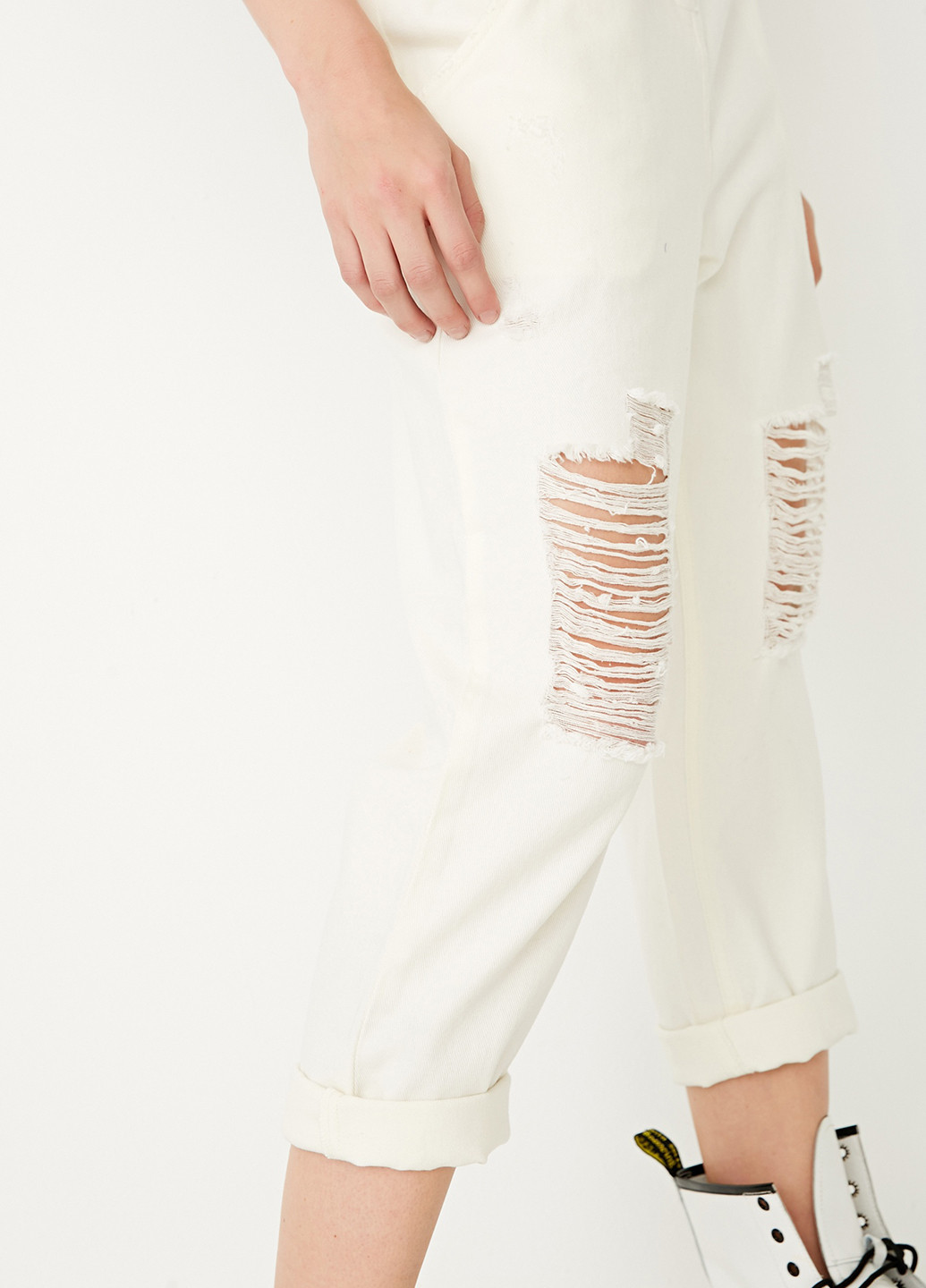 Комбинезон Only комбинезон-брюки однотонный белый кэжуал хлопок