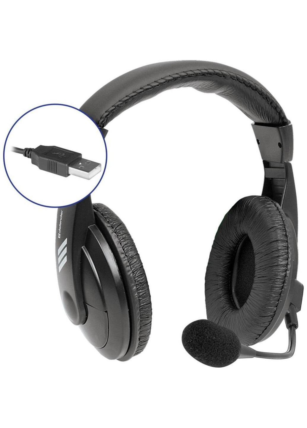 Наушники Gryphon 750U USB (63752) Defender (250308336)