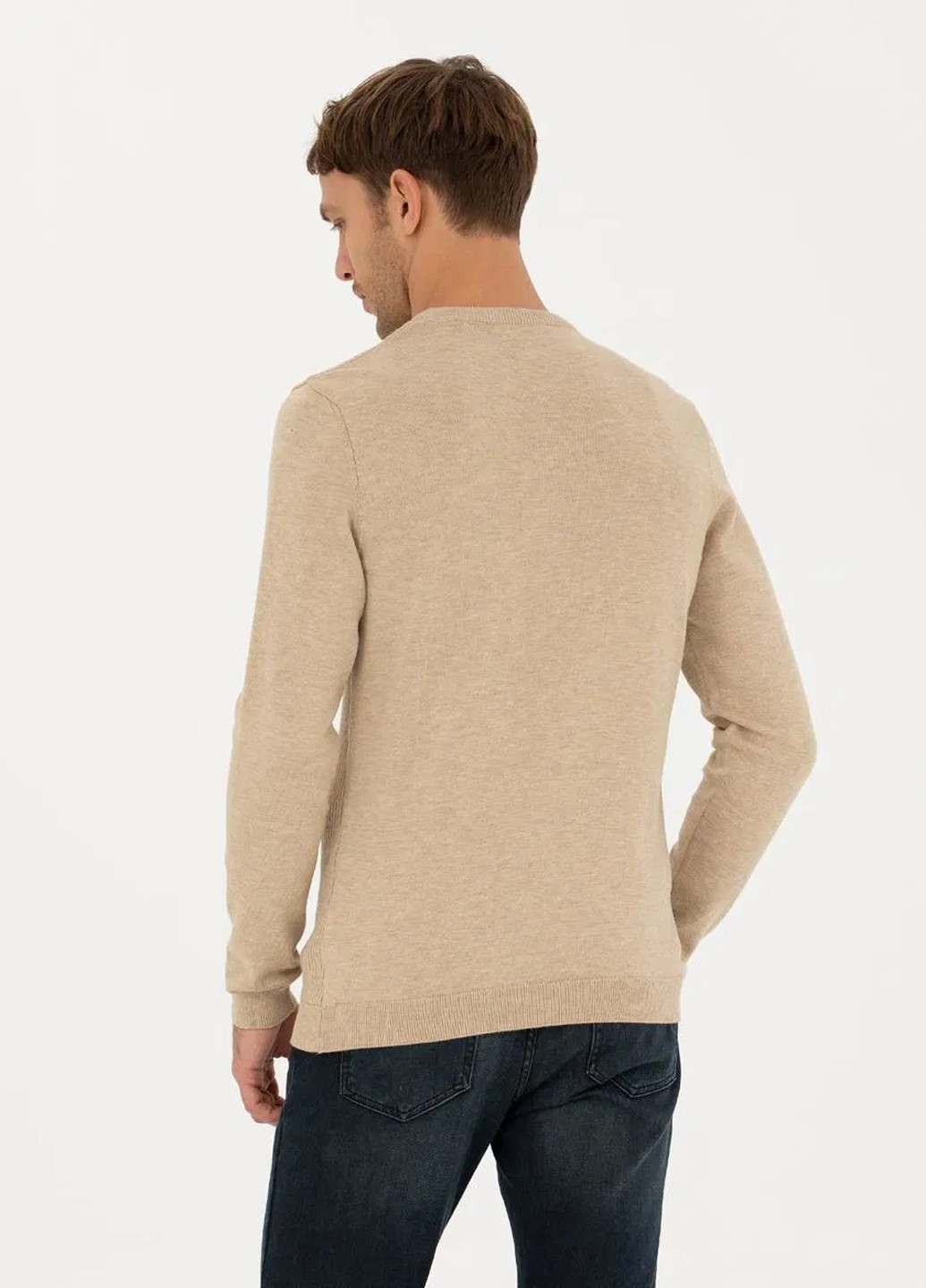 Бежевий демісезонний джемпер джемпер Pierre Cardin