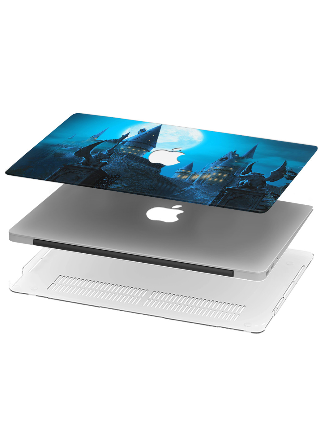 Чехол пластиковый для Apple MacBook Pro Retina 15 A1398 Гарри Поттер Школа Хогвартс (6353-2471) MobiPrint (218858930)