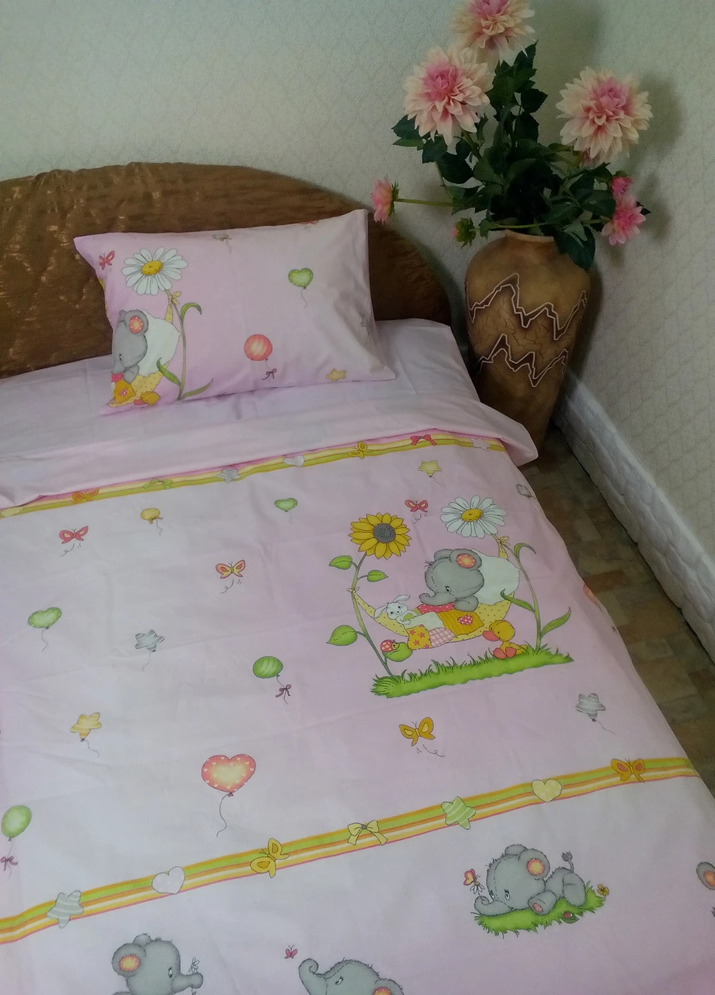 Простынь детская на резинке, 60х120 см Bilana (22953091)