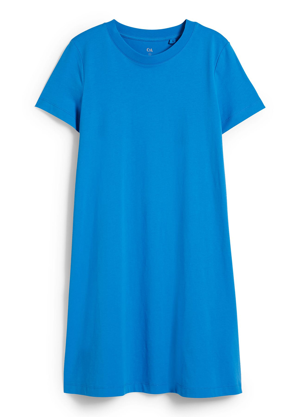 Синее кэжуал платье платье-футболка C&A однотонное