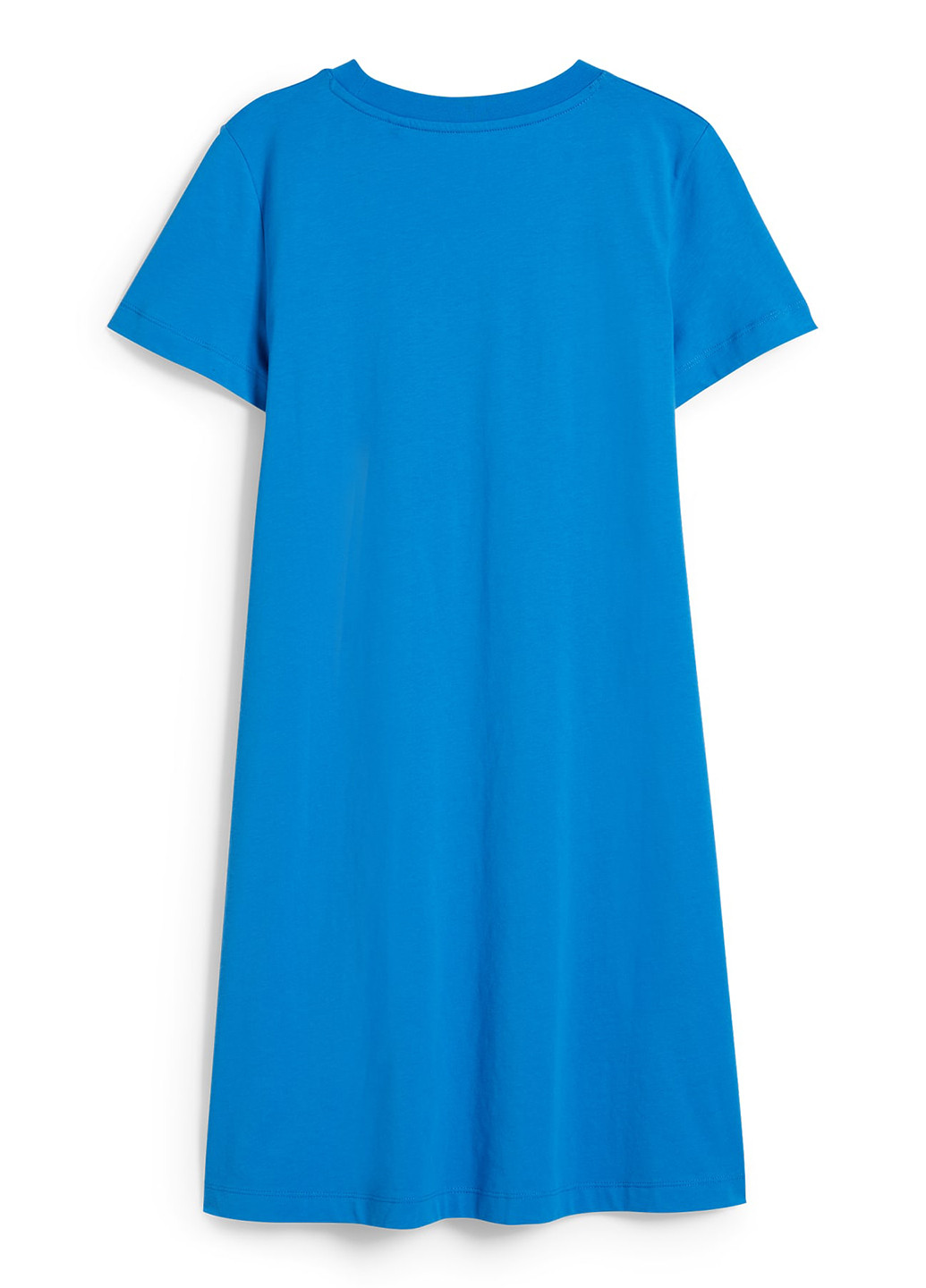 Синее кэжуал платье платье-футболка C&A однотонное
