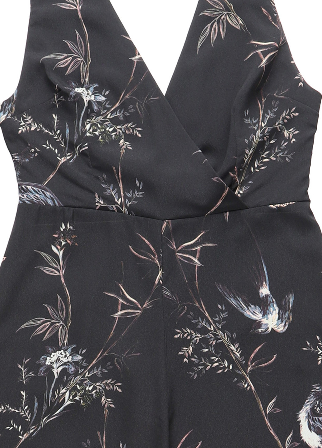 Комбінезон hope & ivy комбінезон-брюки квітковий графітовий кежуал поліестер