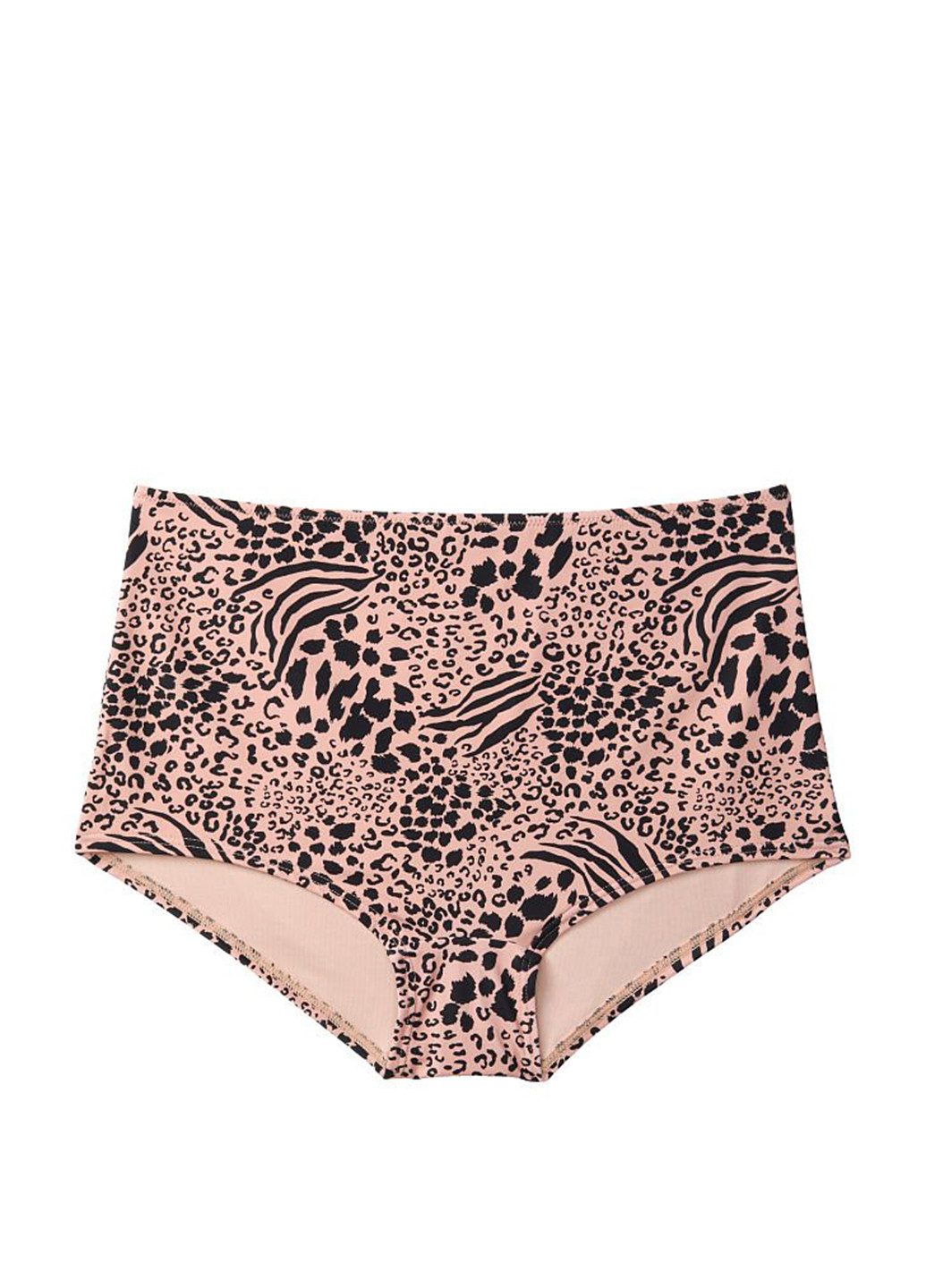 Розово-коричневый летний купальник (лиф, плавки) топ, раздельный Victoria's Secret