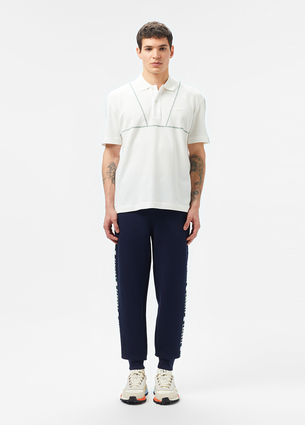 Индиго спортивные демисезонные джоггеры брюки Lacoste