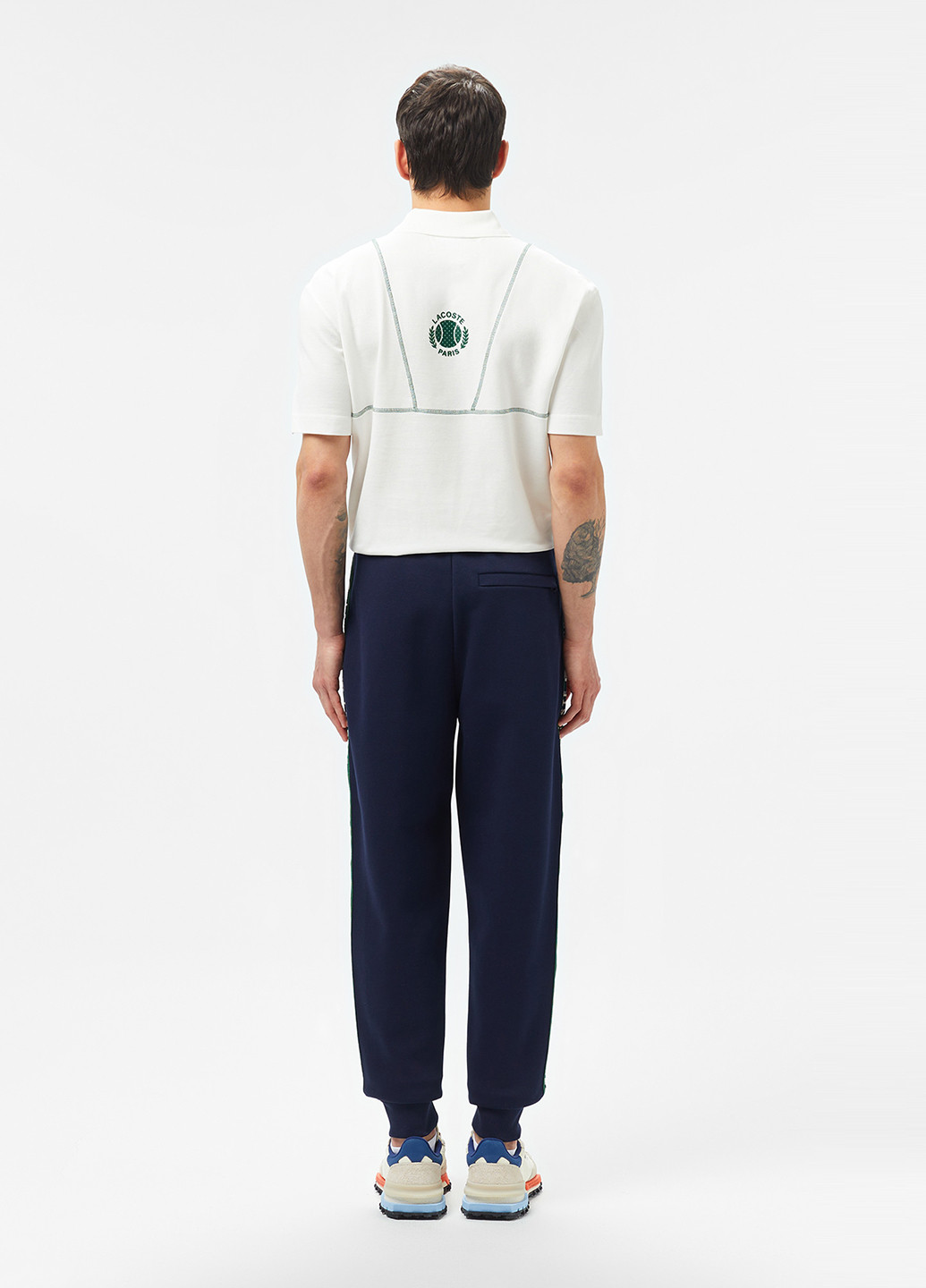 Индиго спортивные демисезонные джоггеры брюки Lacoste