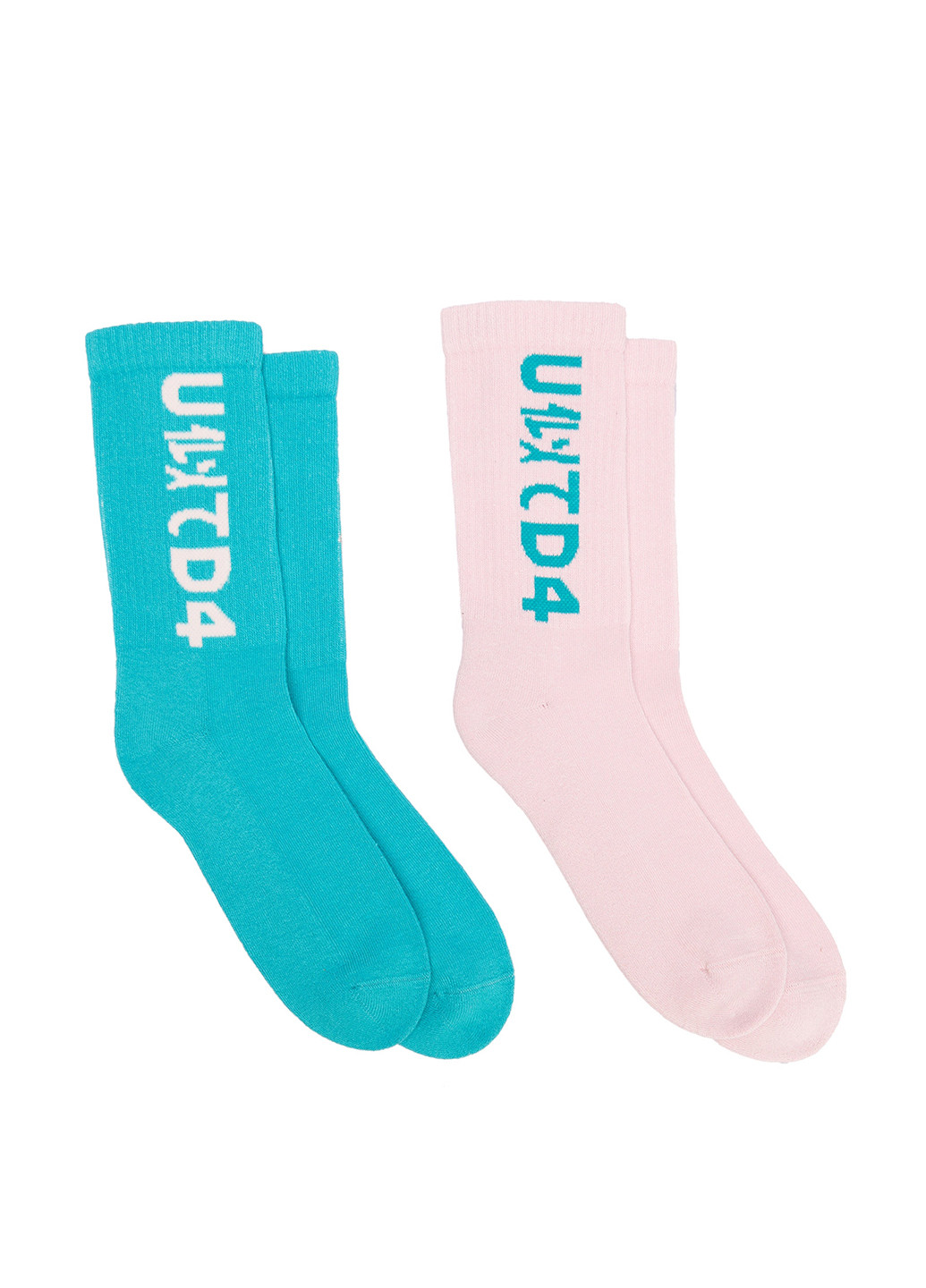 Комбинированные носки (2 пары) UNITED4 логотипы (329059781)