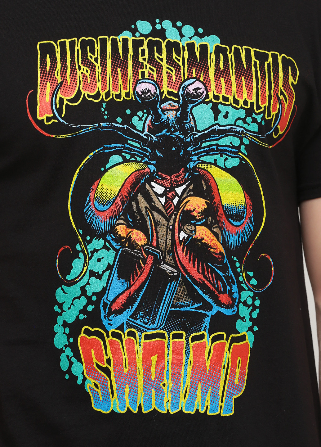 Чорна футболка Hanes