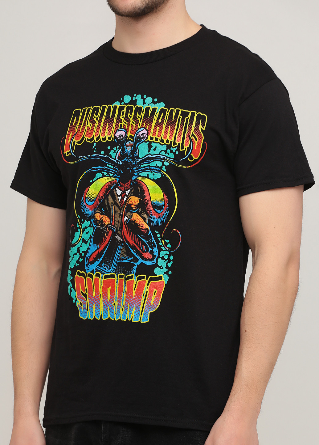 Чорна футболка Hanes