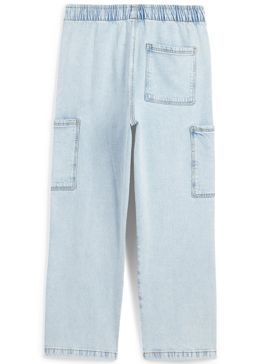 Голубые демисезонные карго джинсы C&A