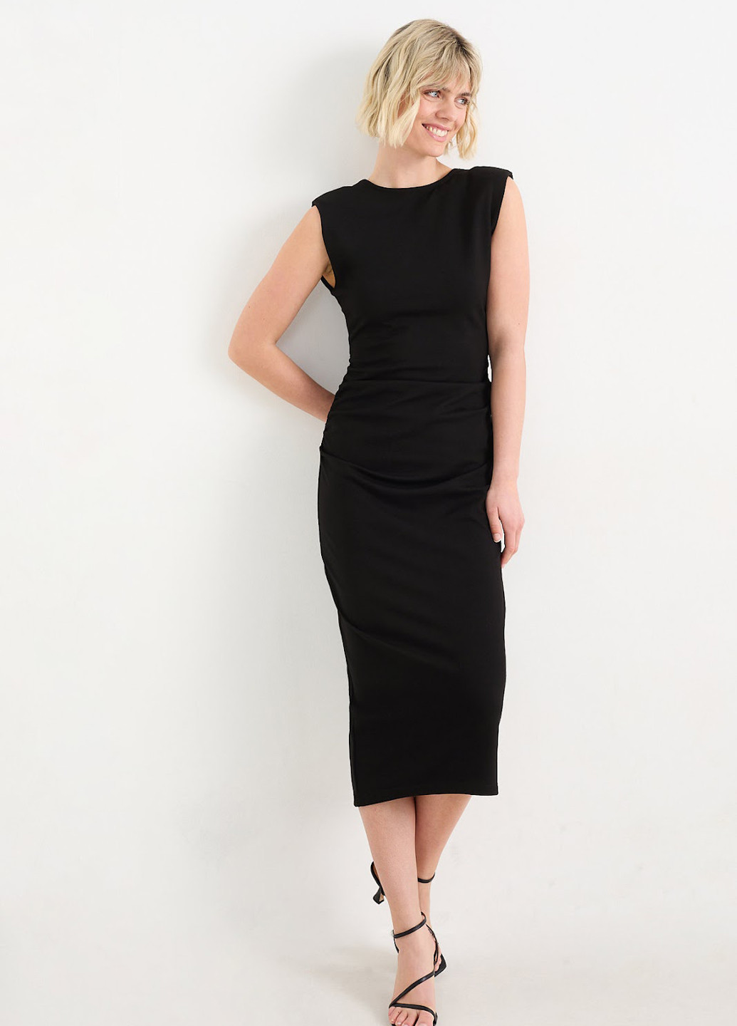 Чорна вечірня, кежуал сукня футляр C&A однотонна