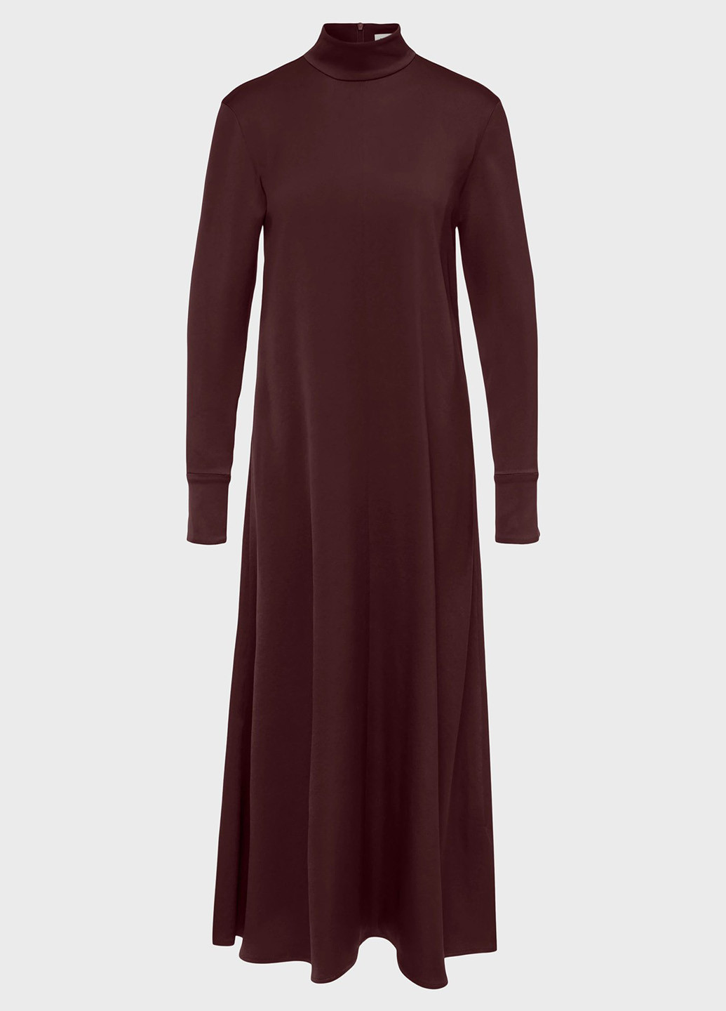 Бордовое кэжуал платье а-силуэт, платье-водолазка Drykorn однотонное