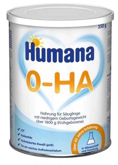 Молочная сухая смесь O-HA гипоаллергенная 350 г Humana (213708491)