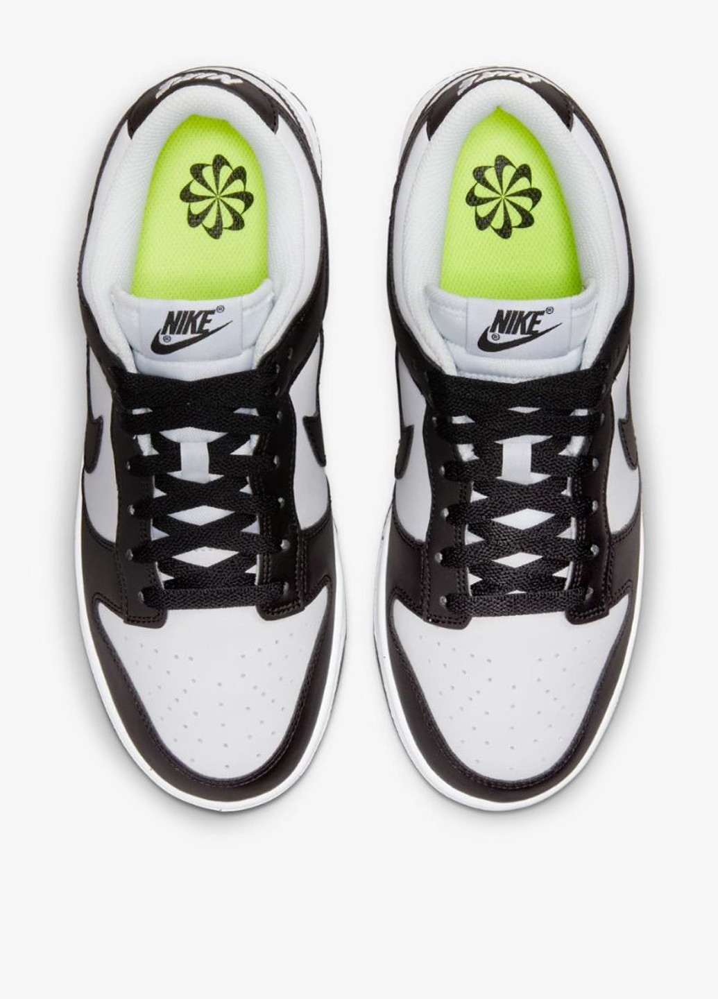 Черно-белые кеды Nike DUNK LOW NEXT NATURE