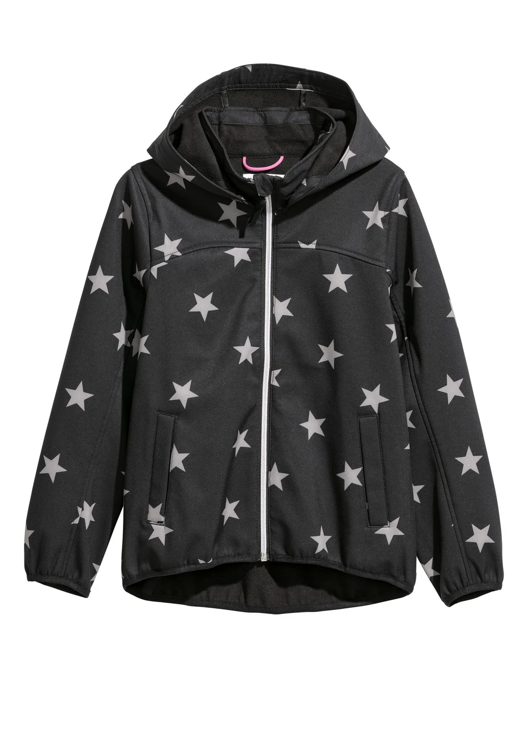 Черная демисезонная куртка H&M