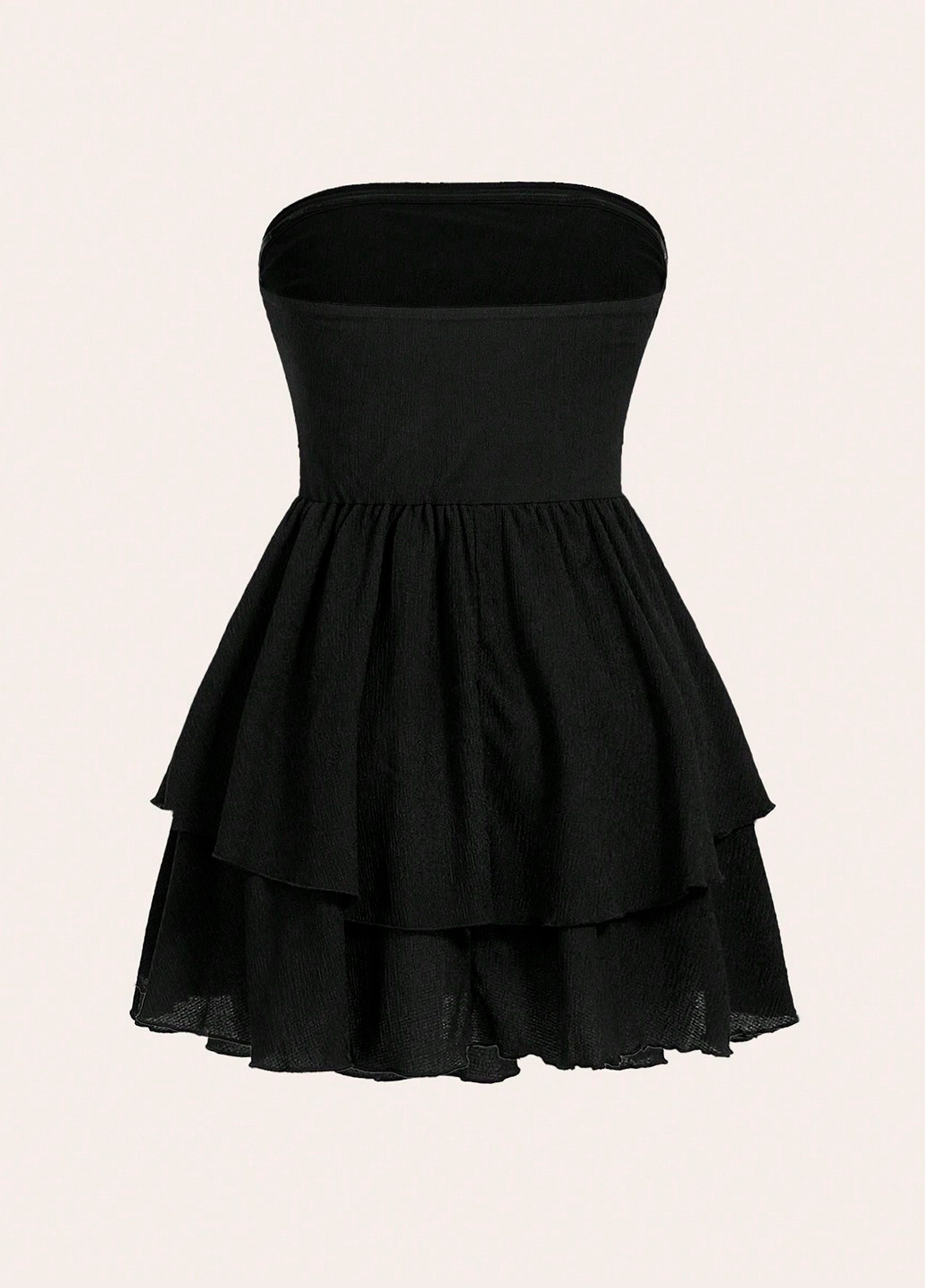 Чорна кежуал сукня бебі долл SHEIN однотонна