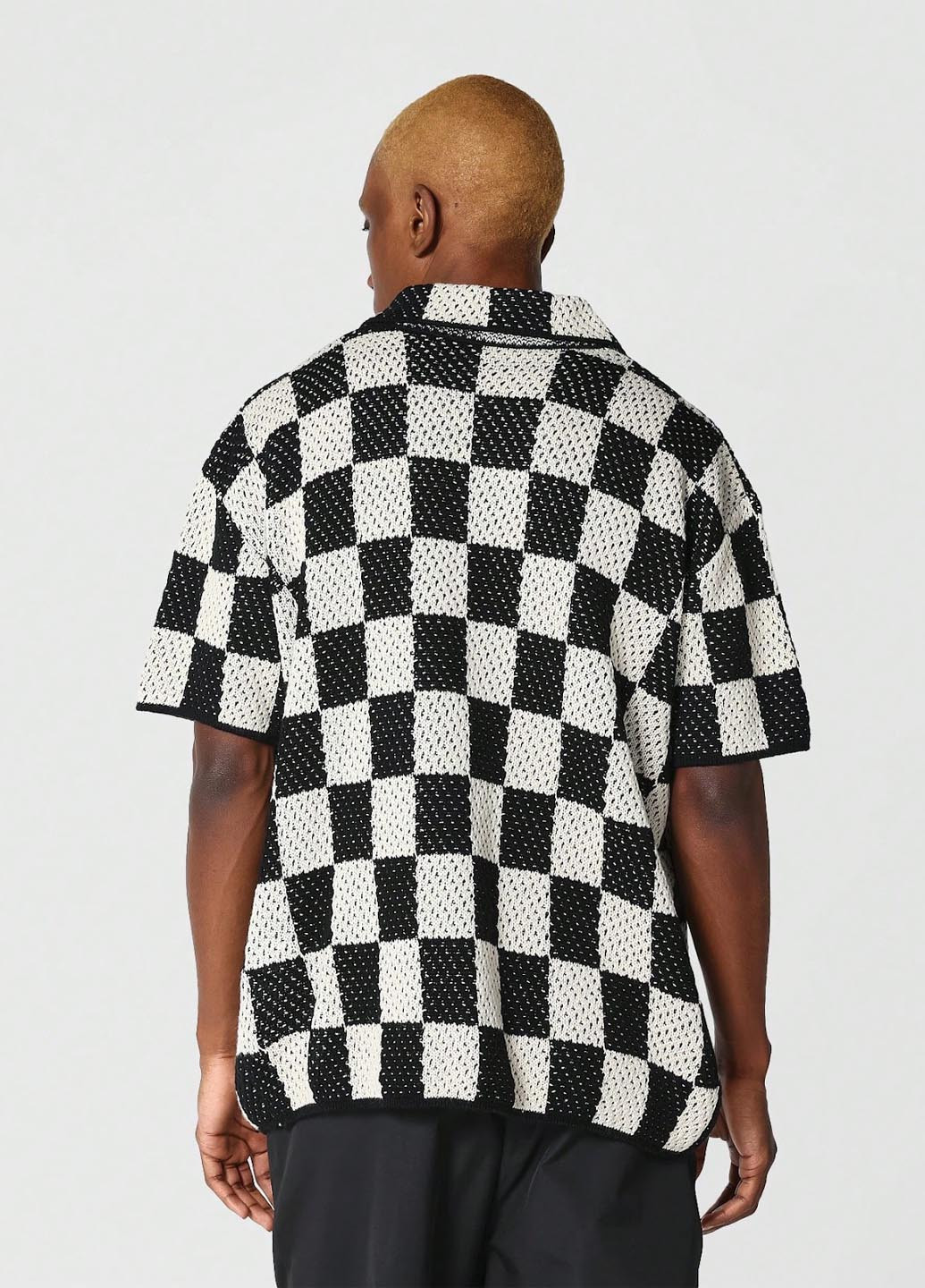 Цветная кэжуал рубашка в клетку SHEIN