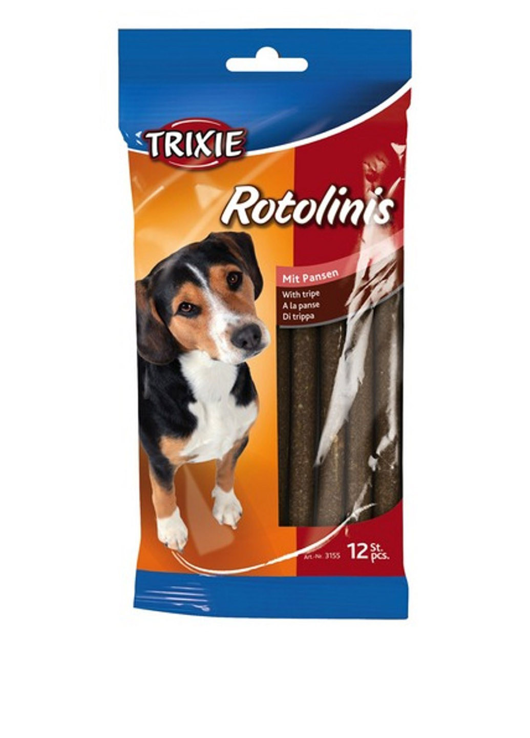 Ласощі для собак "Rotolinis" зі шлунком 120 гр. (12шт) Trixie (19015970)
