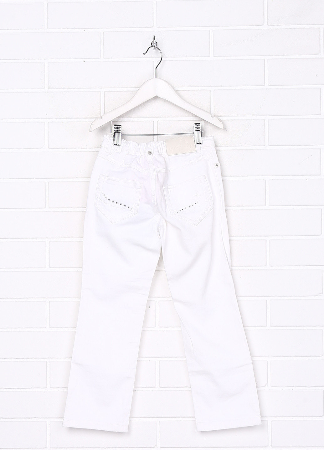 Белые демисезонные зауженные джинсы Liu-Jo