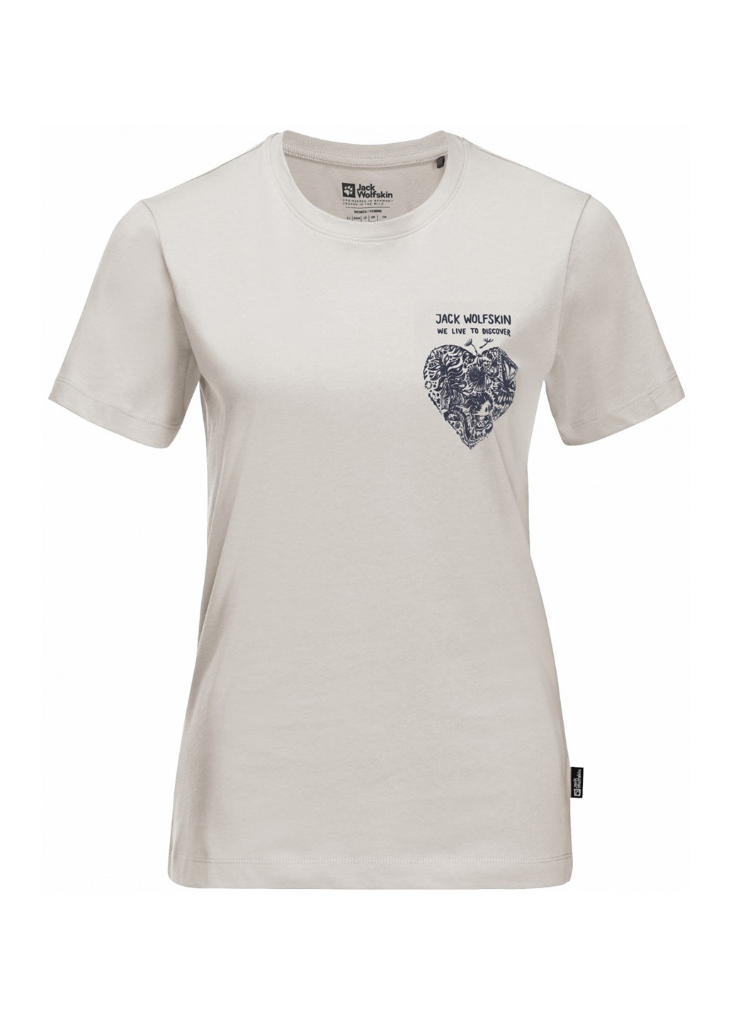 Футболка Jack Wolfskin DISCOVER HEART T W - (300078809)