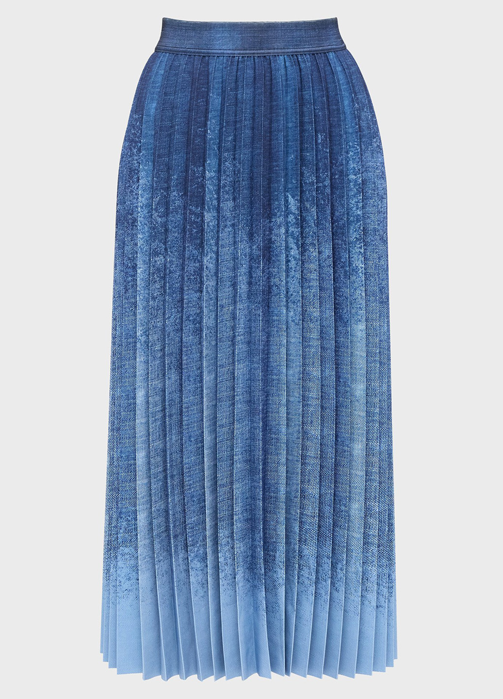 Синяя кэжуал градиентной расцветки юбка Drykorn плиссе