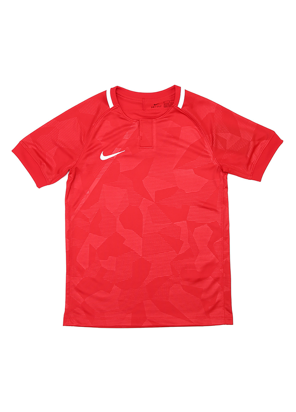 Красная демисезонная футболка Nike Y NK DRY CHALNG II JSY SS