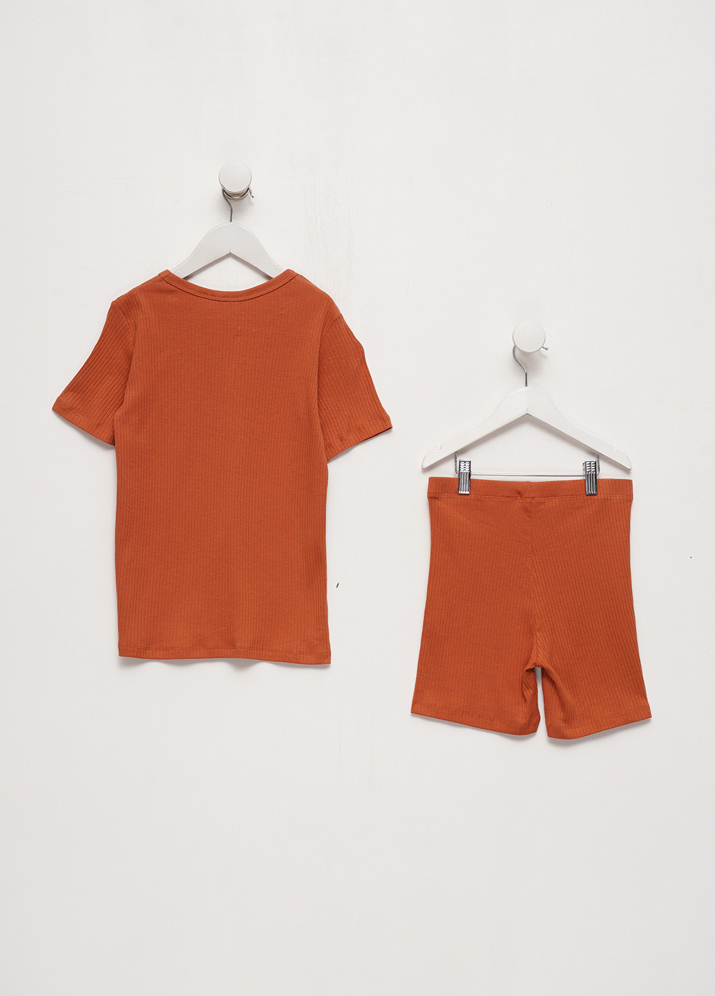 Теракотова всесезон піжама (футболка, шорти) футболка + шорти H&M