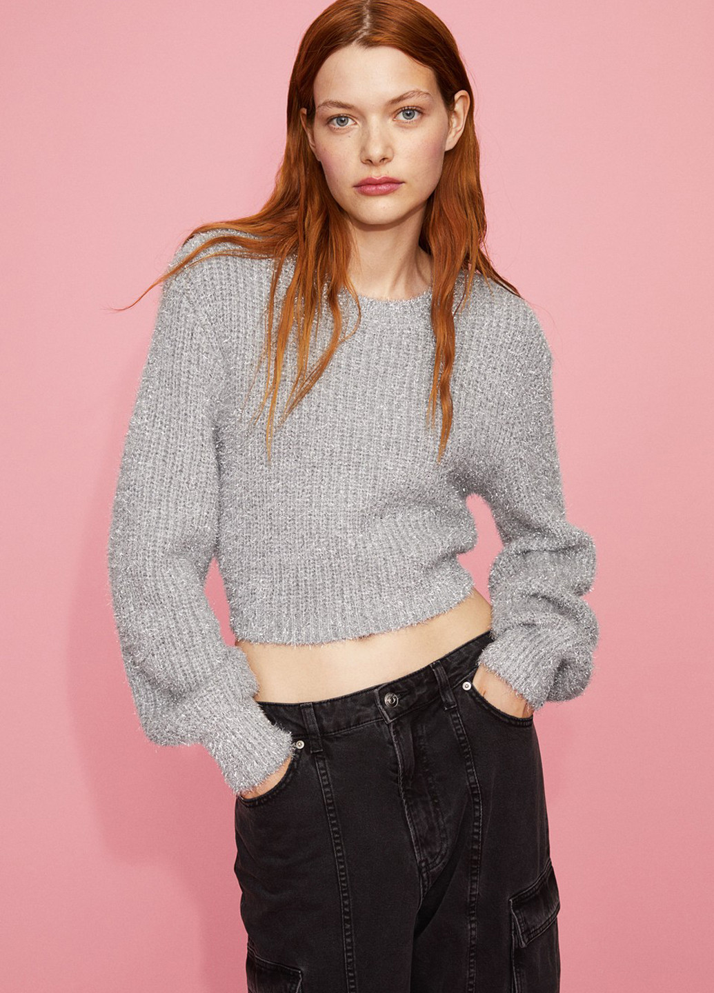 Світло-сірий демісезонний джемпер джемпер H&M