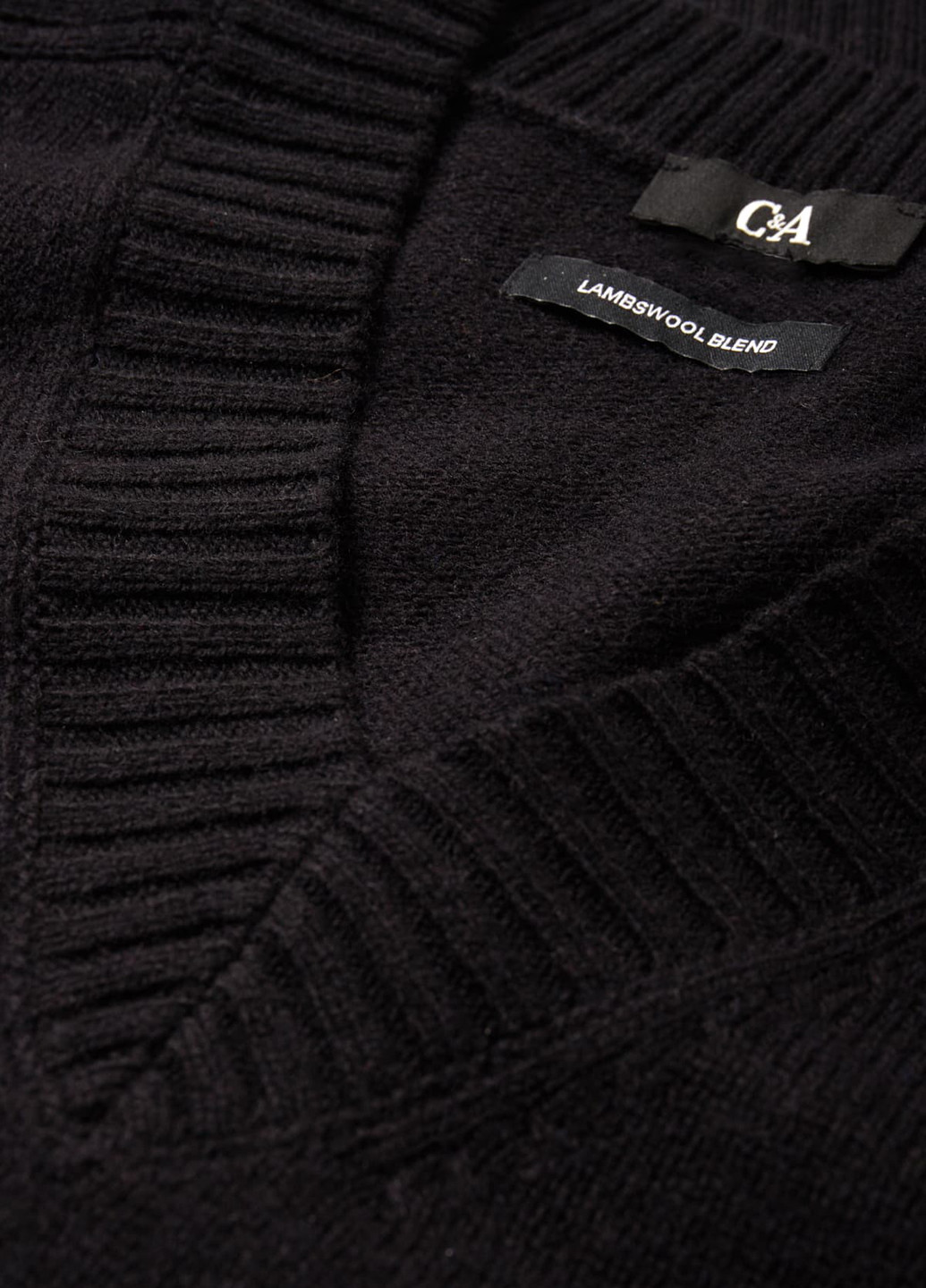 Черный демисезонный пуловер пуловер C&A