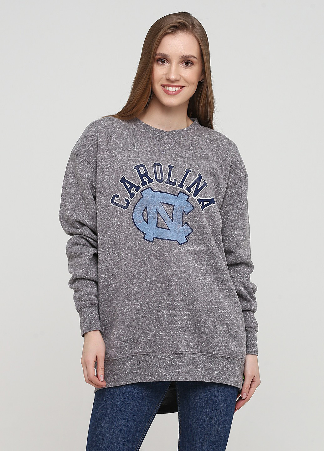 Темно-сірий світшот Top of the World напис без декору (361960205)