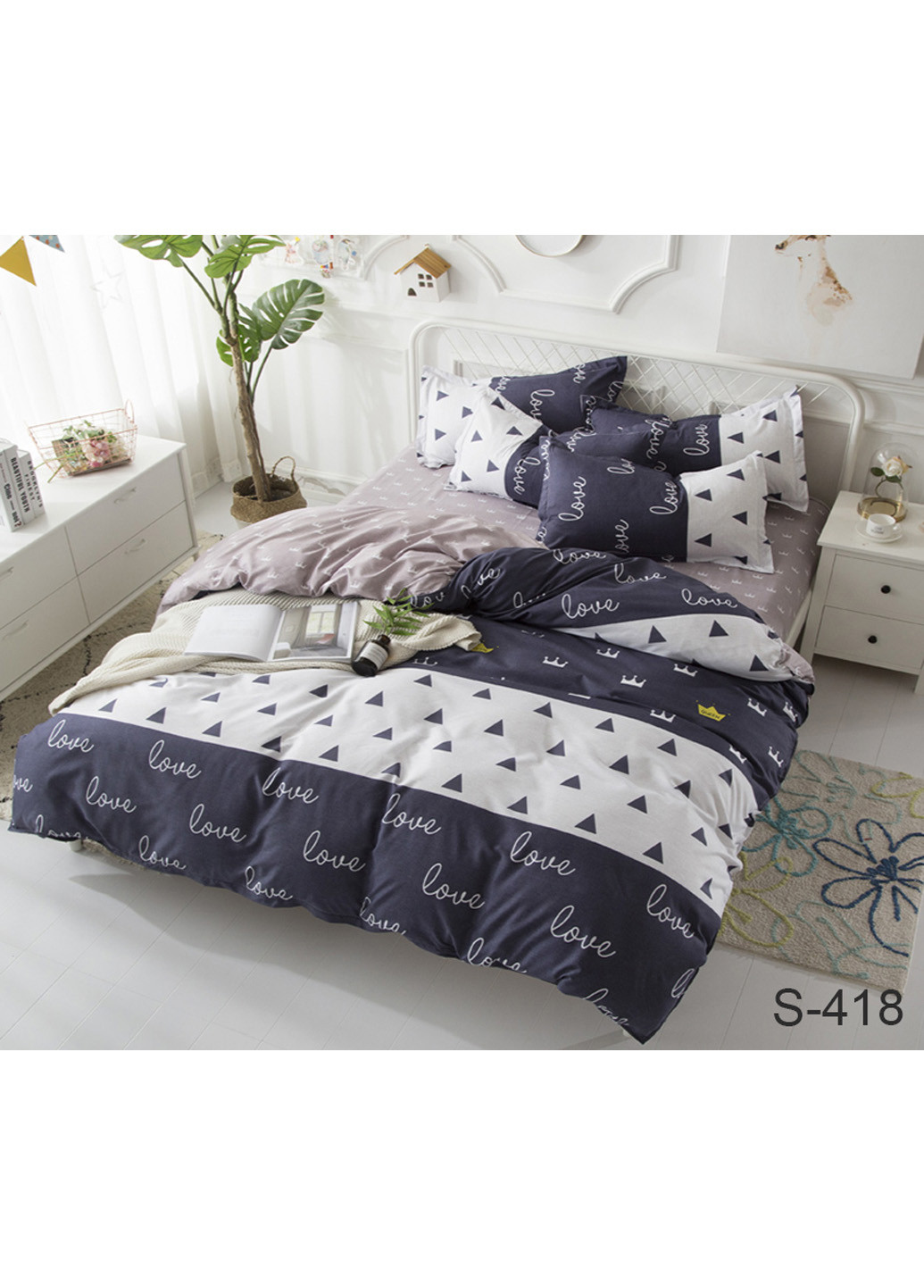 Комплект постельного белья с компаньоном King Size Tag (202822087)