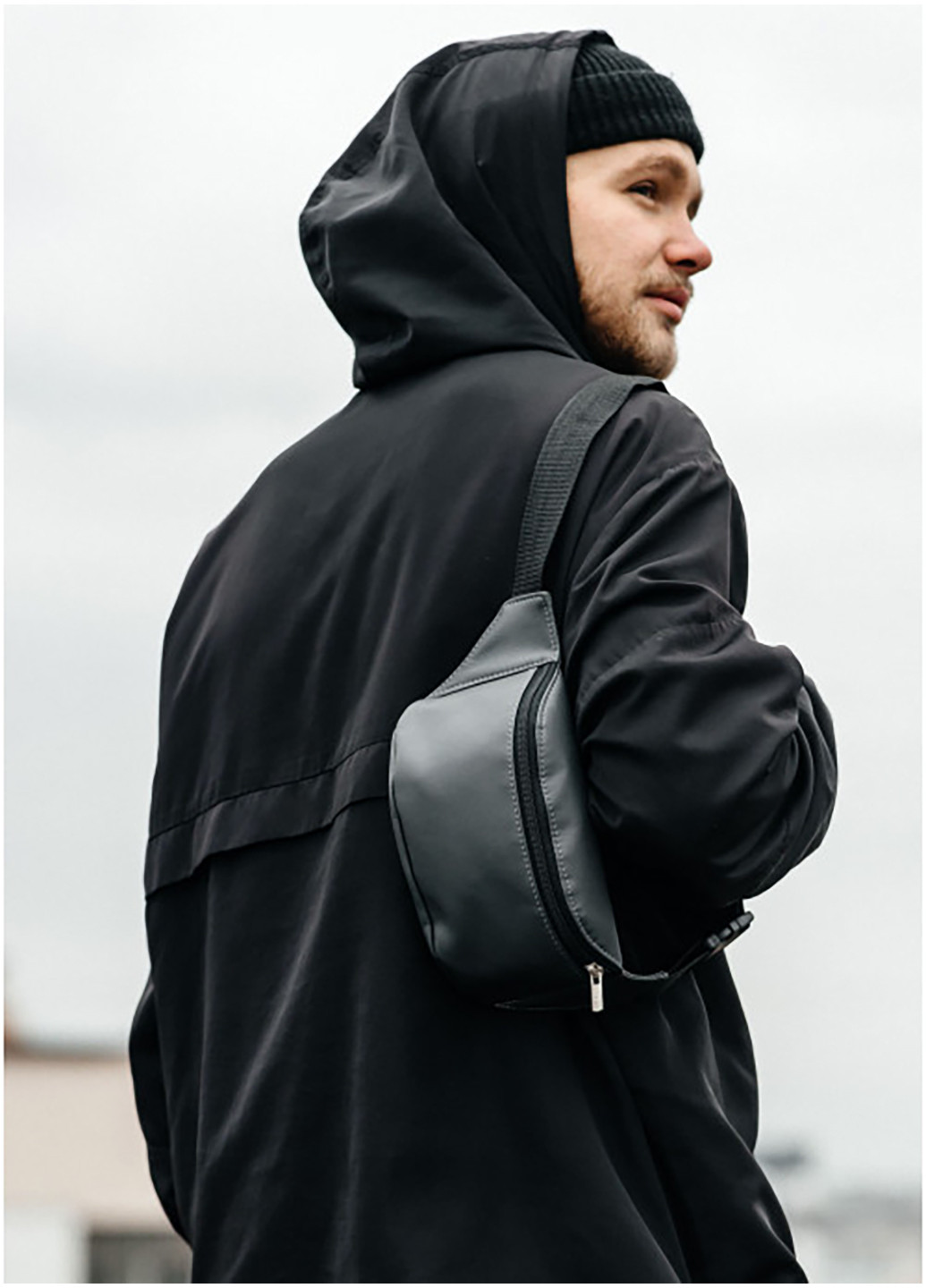 Мужская сумка на пояс (бананка) 22х12х4 см Sambag (252131381)