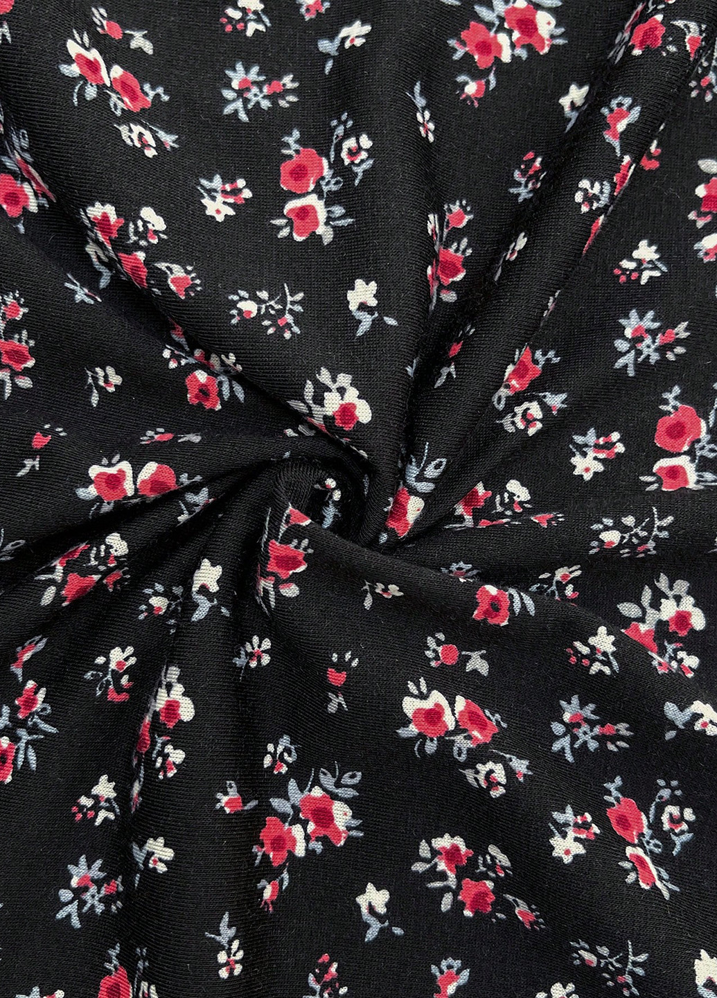 Чорна кежуал сукня для вагітних силуетна, на запах SHEIN з квітковим принтом